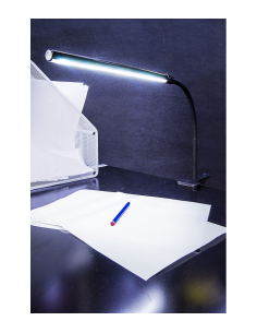 FLEXO PINZA NEGRO LED 2