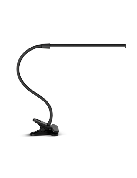 FLEXO PINZA NEGRO LED