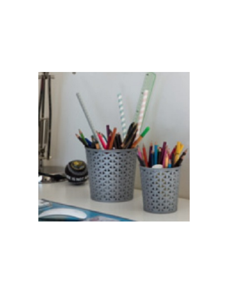 CUBO PORTALAPICES CHOCOLATE