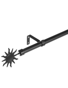 BARRA CORTINA METAL NEGRO