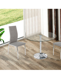 SILLA COMEDOR ROXANA GRIS 2