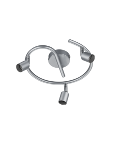 ESPIRAL 3 FOCOS NIQUEL PARIS