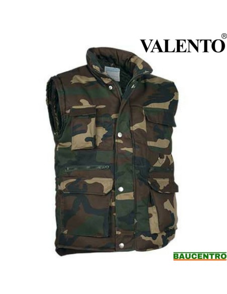Chaleco Camuflaje multibolsillos REPORTER Valento