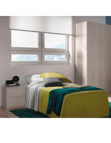 MESITA 2 CAJONES LOWCOST ROBLE