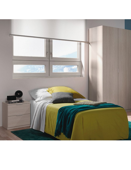 MESITA 2 CAJONES LOWCOST ROBLE