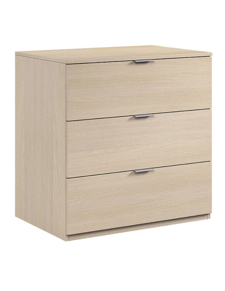 CÓMODA 3 CAJONES ROBLE