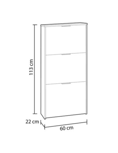 ZAPATERO 3 TRAMPONES LOWCOST ROBLE