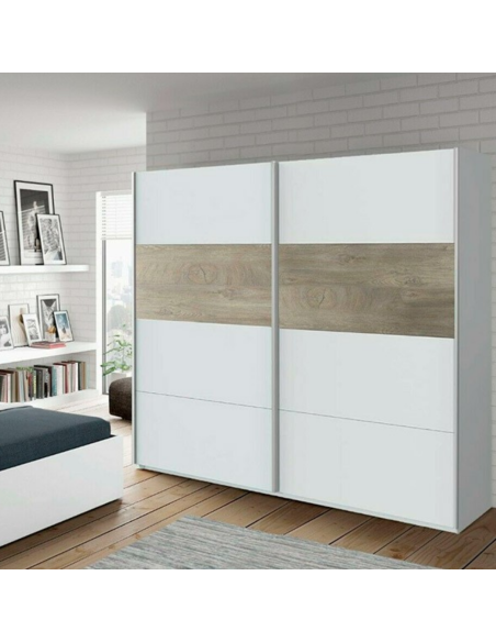 ARMARIO ROPERO 2 PUERTAS CORREDERAS