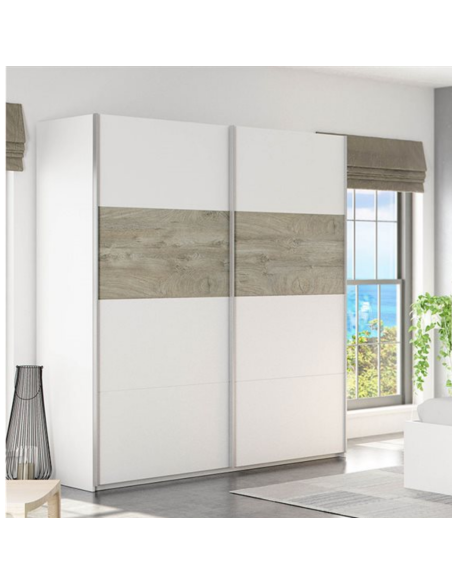 ARMARIO ROPERO 2 PUERTAS CORREDERAS