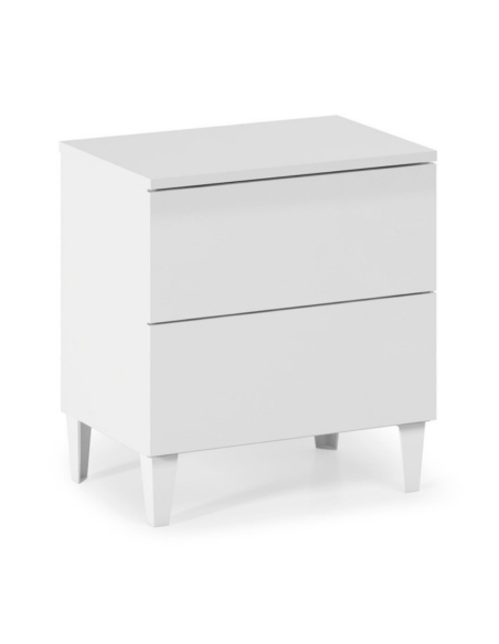 MESITA 2 CAJONES LOFT BLANCO