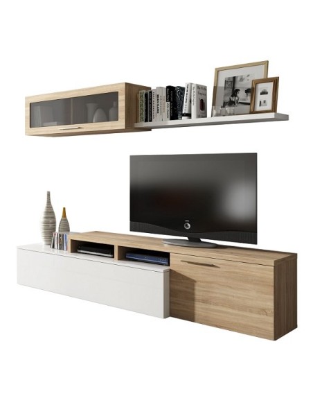 SALON NEXUS BLANCO BRILLO/ROBLE