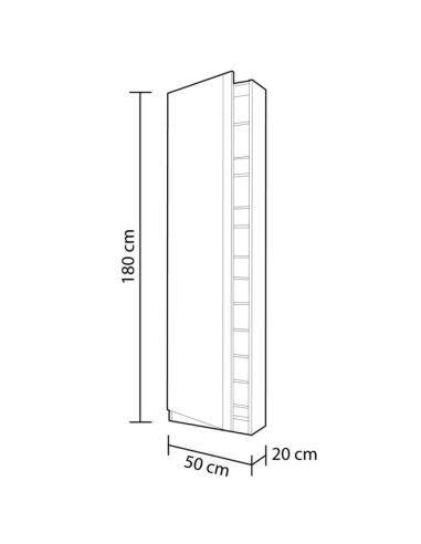 ZAPATERO ARMARIO ESPEJO KRISTAL