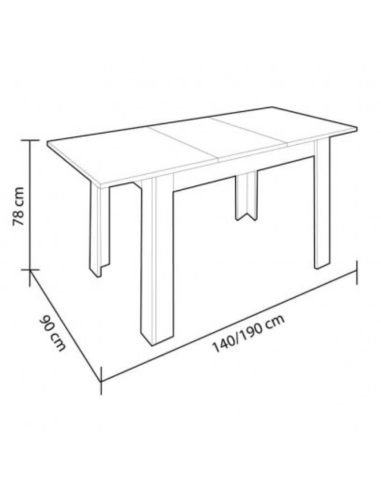 MESA COMEDOR EXTENSIBLE KENDRA ROBLE