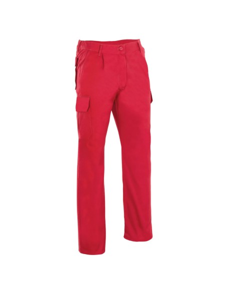 PANTALÓN MULTIBOLSILLOS  ROJO 345 VELILLA