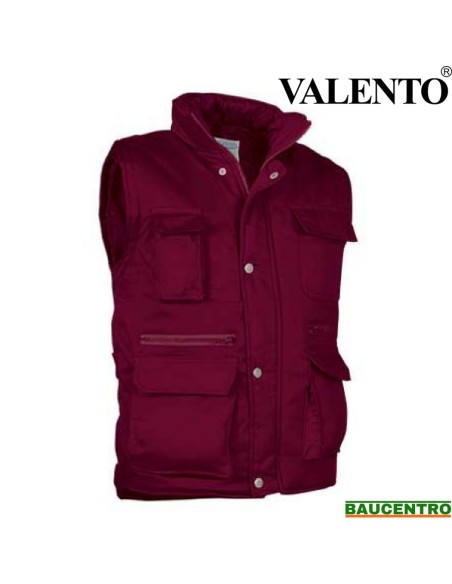 CHALECO MULTIBOLSILLOS GRANATE REPORTER