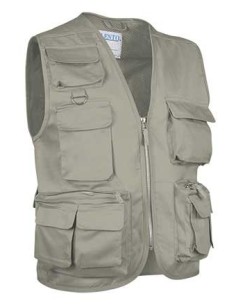 CHALECO BEIGE SAFARI