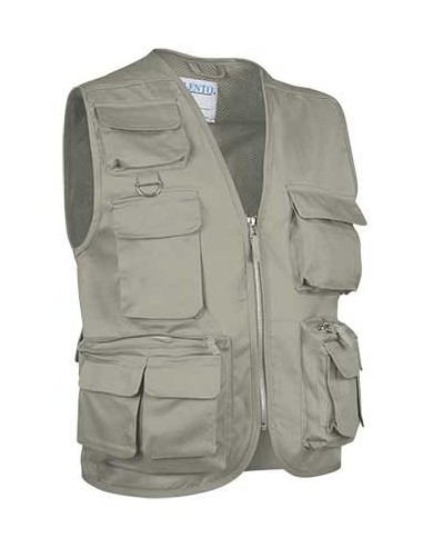 CHALECO BEIGE SAFARI