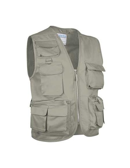 CHALECO BEIGE SAFARI