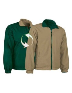 CHUBASQUERO REVERSIBLE VERDE/CAMEL GLASGOW