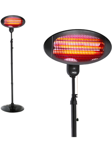 ESTUFA EXTERIOR CUARZO PIE