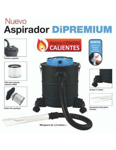 ASPIRADOR CENIZAS CALIENTES