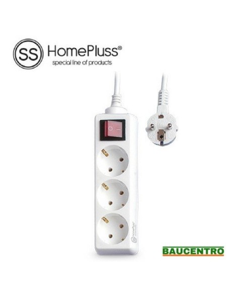 BASE MÚLTIPLE 3 ENCHUFES