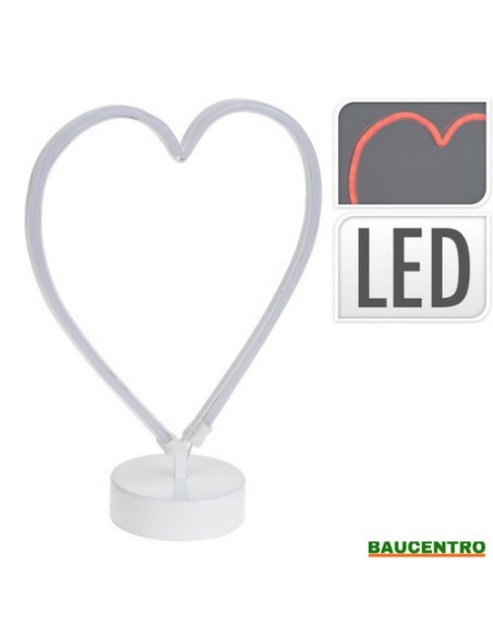 LÁMPARA CORAZÓN LED DECOR