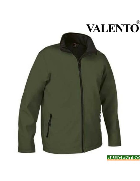 CAZADORA SOFTSHELL KAKI VALENTO