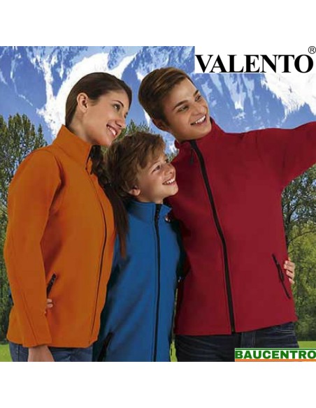 CAZADORA SOFTSHELL NEGRA VALENTO