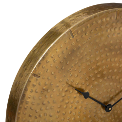 RELOJ METAL DORADO PARED 2