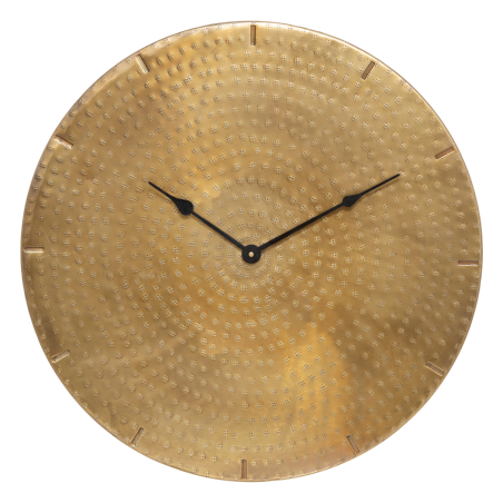 RELOJ METAL DORADO PARED