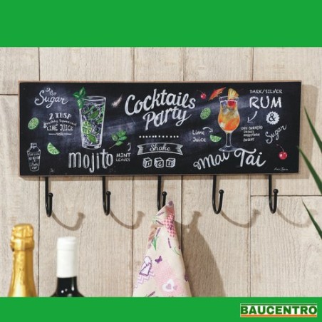 PERCHERO MADERA COCKTAIL