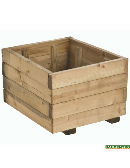 JARDINERA RÚSTICA CUADRADA