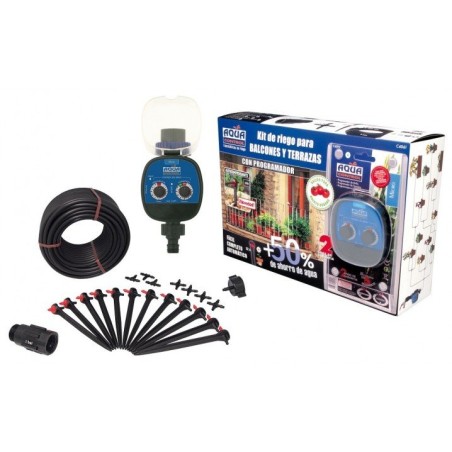 KIT RIEGO GOTEO + PROGRAMADOR