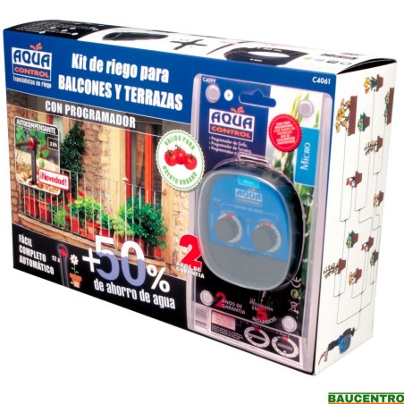 KIT RIEGO GOTEO + PROGRAMADOR