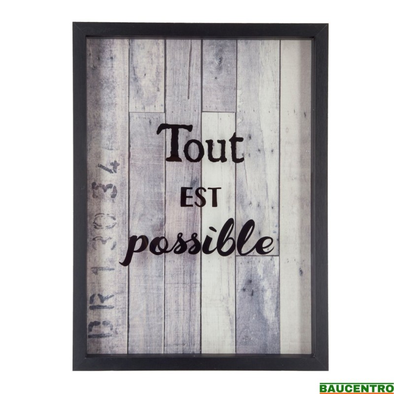 CUADRO RETRO MENSAJE