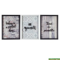 CUADRO RETRO MENSAJE