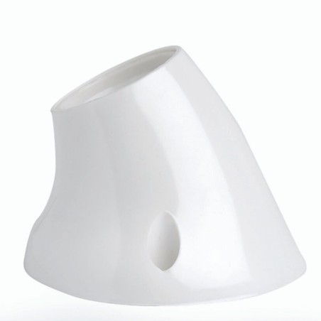 PORTALÁMPARAS TERMOPLÁSTICO ZÓCALO CURVO E-27 BLANCO