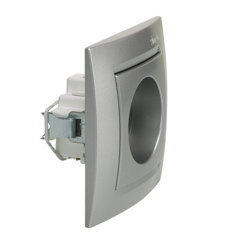 BASE ENCHUFE BIPOLAR ALUMINIO SIMON15