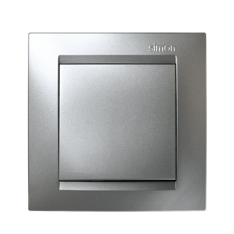 PULSADOR NEUTRO ALUMINIO SIMON15