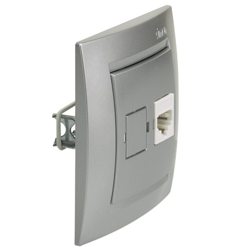 TOMA TELÉFONO ALUMINIO SIMON 15