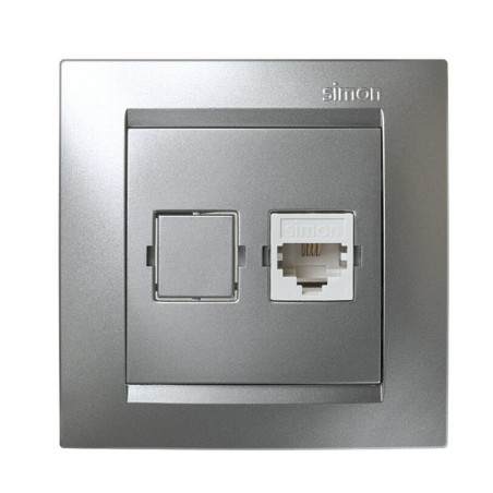 TOMA TELÉFONO ALUMINIO SIMON 15