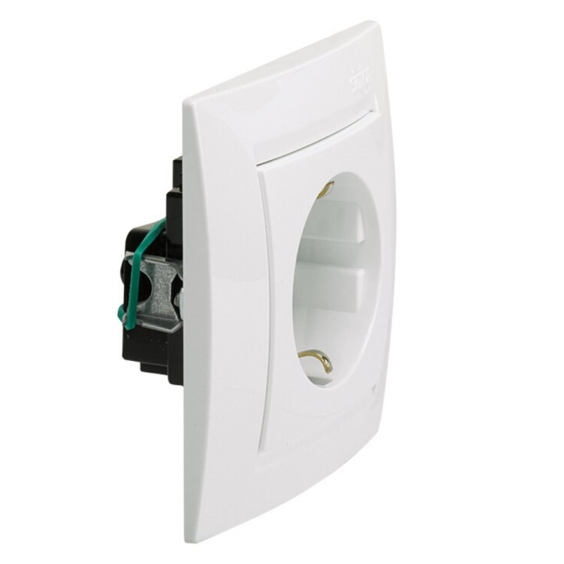 BASE ENCHUFE 2P+TT BLANCO SIMON15