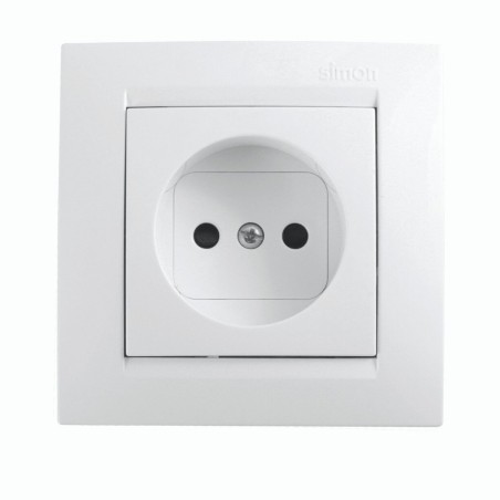BASE ENCHUFE BIPOLAR BLANCO SIMON15