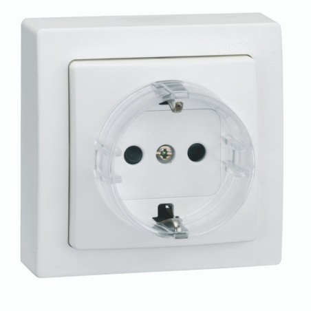 BASE ENCHUFE 2P+TT BLANCO SIMON 73 LOFT SUPERFICIE