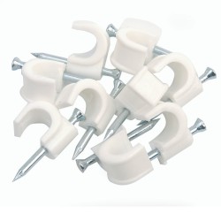 GRAPA CABLE REDONDO 3x1,5mm. BLANCO