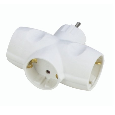 ADAPTADOR TRIPLE BLANCO