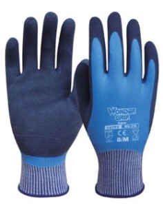 GUANTES LATEX IMPERMEABLE AZUL SAFETOP