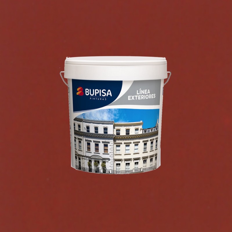 PINTURA FACHADAS ROJO INGLÉS