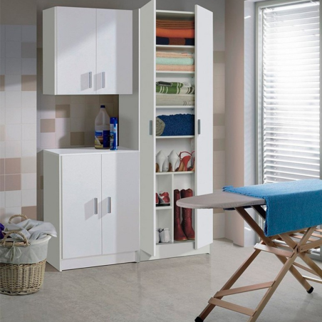 ZAPATERO ARMARIO MULTIUSOS BLANCO